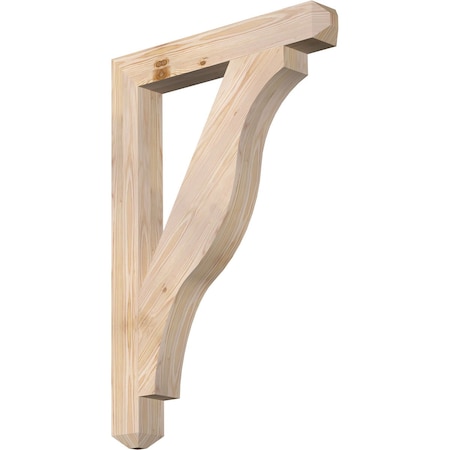 Ekena Millwork Funston Craftsman Smooth Bracket, Douglas Fir, 3 1/2"W x 26"D x 38"H BKT04X26X38FST04SDF